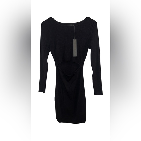 House of Harlow 1960 Ribbed Cut Out Dress - Size Medium - Picture 3 of 3